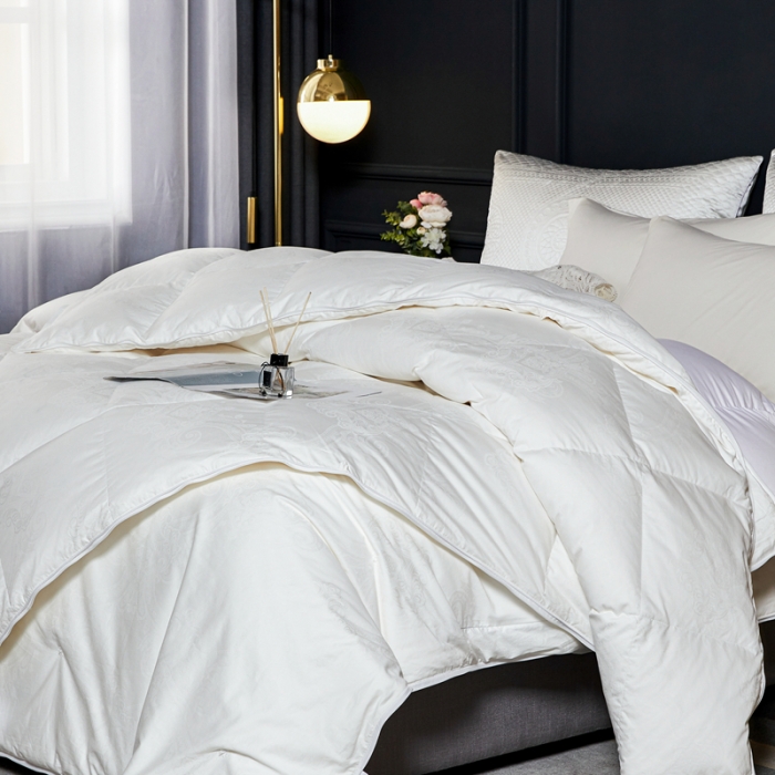 91家纺网 家纺一手货源 找家纺 （总）洁蚕居 黄金搭档蚕丝羽绒子母被芯春秋冬被