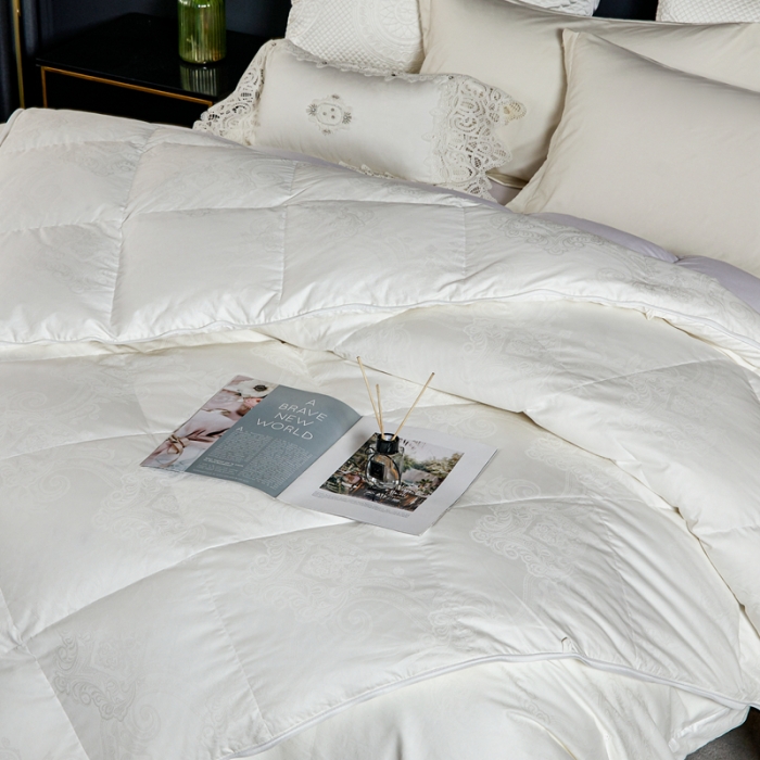 91家纺网 家纺一手货源 找家纺 （总）洁蚕居 黄金搭档蚕丝羽绒子母被芯春秋冬被