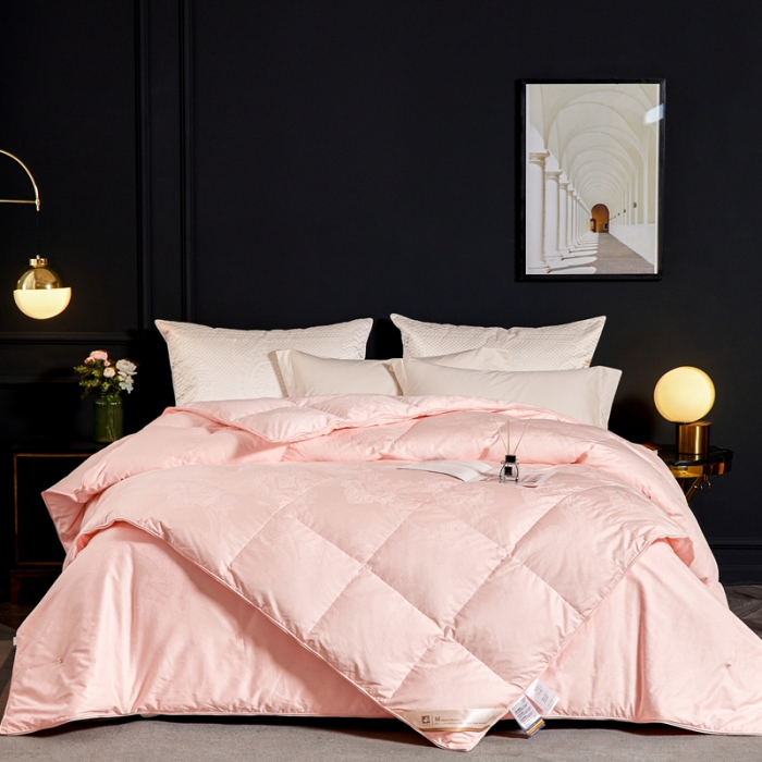 91家纺网 家纺一手货源 找家纺 （总）洁蚕居 黄金搭档蚕丝羽绒子母被芯春秋冬被