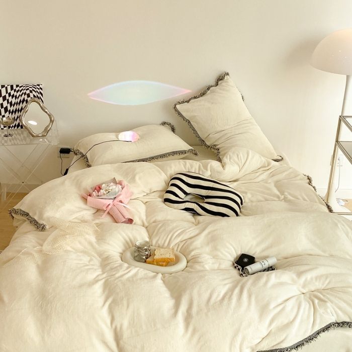 91家纺网 家纺一手货源 找家纺 （总）昔可家纺 2021新款小香香风牛奶绒四件套