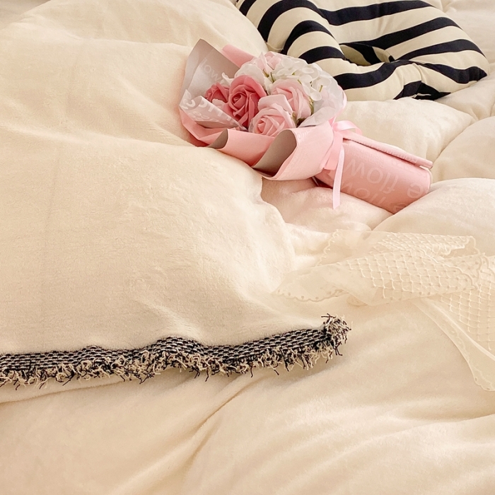 91家纺网 家纺一手货源 找家纺 （总）昔可家纺 2021新款小香香风牛奶绒四件套