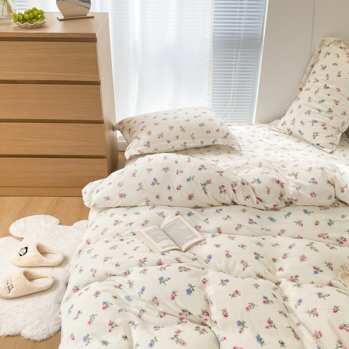 91家纺网 家纺一手货源 找家纺 （总）昔可家纺  2021新款牛奶绒四件套第二组图