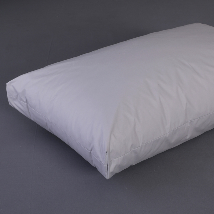 91家纺网 家纺一手货源 找家纺 羽仙子2023新品爆款 全棉假立体工艺羽绒枕鹅绒枕头枕芯灰色