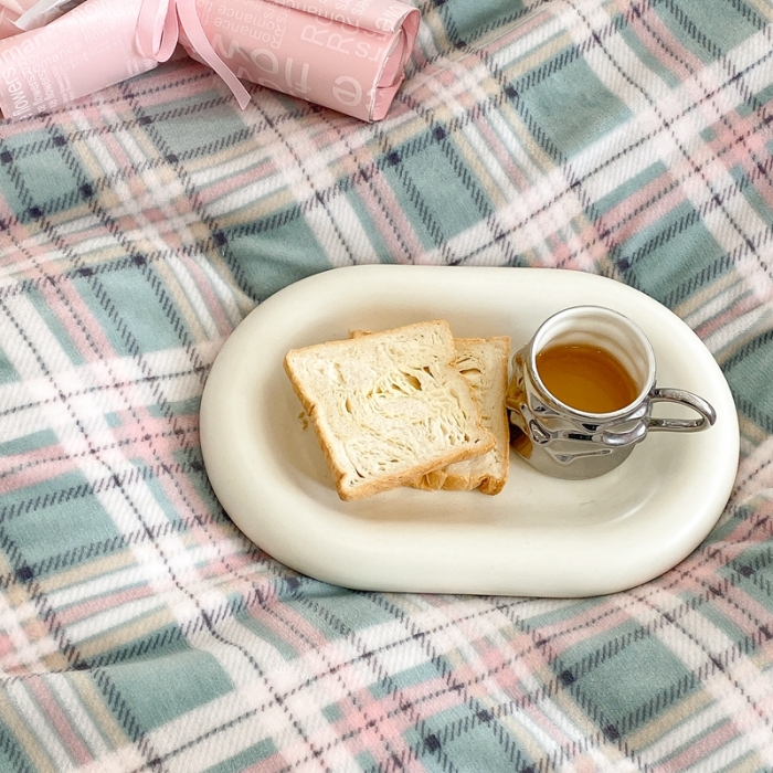 91家纺网 家纺一手货源 找家纺 昔可家纺 2021新款学院风jk格子混搭牛奶绒 学院格绿