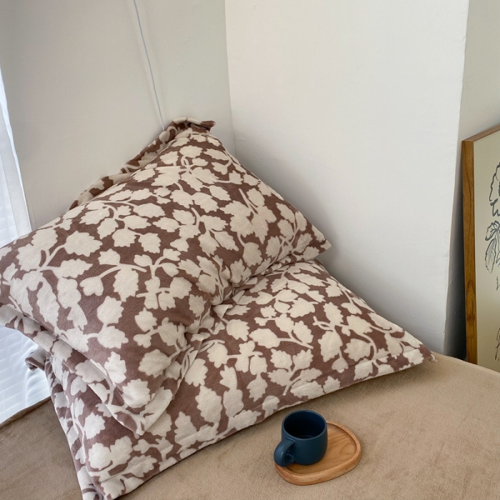 91家纺网 家纺一手货源 找家纺 昔可家纺  2021新款牛奶绒四件套第二组图 如梦之梦