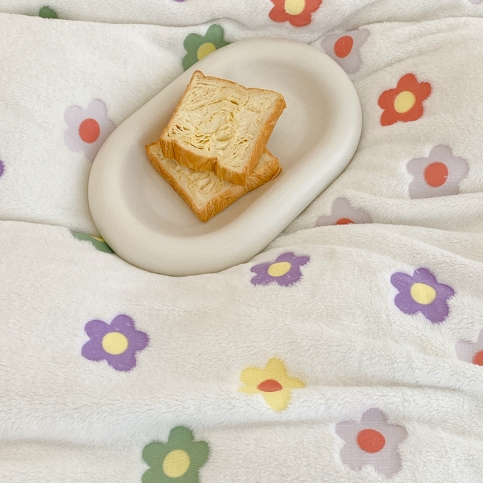 91家纺网 家纺一手货源 找家纺 昔可家纺 2021新款coco雪貂绒四件套 炫雅花白