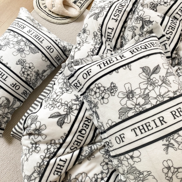 91家纺网 家纺一手货源 找家纺 昔可家纺  2021新款牛奶绒四件套第二组图 优雅生活