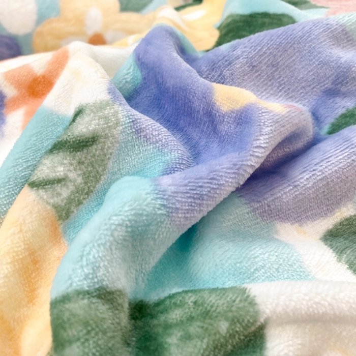 91家纺网 家纺一手货源 找家纺 昔可家纺  2021新款牛奶绒四件套第二组图 油画花园