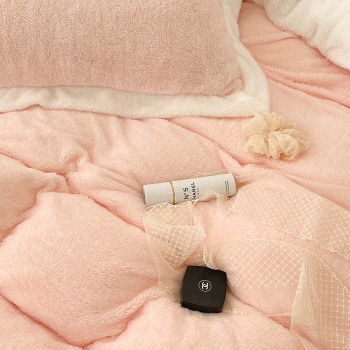 91家纺网 家纺一手货源 找家纺 （总）昔可家纺 2021新款泰迪绒马卡龙色四件套