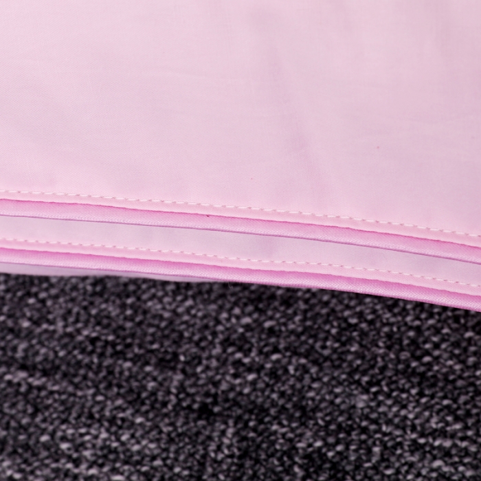 91家纺网 家纺一手货源 找家纺 羽仙子2023新品爆款 全棉立体工艺羽绒枕 鹅绒枕头枕芯粉色