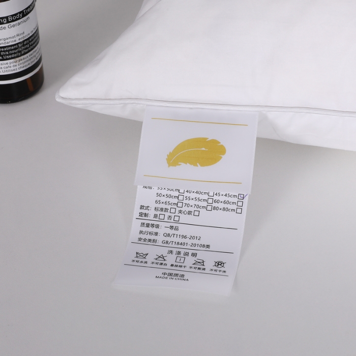 91家纺网 家纺一手货源 找家纺 羽仙子全棉白鹅毛抱枕芯沙发靠垫芯汽车座椅腰垫多用途方枕芯白色