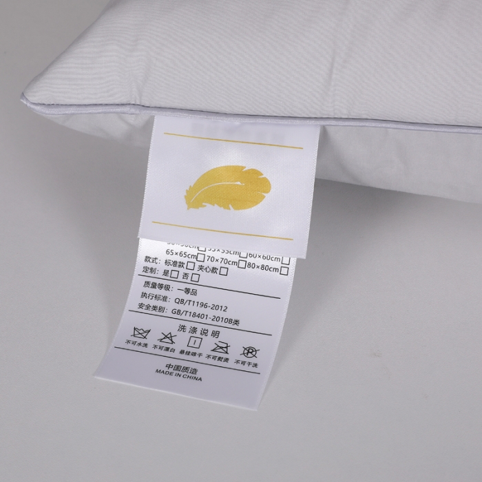 91家纺网 家纺一手货源 找家纺 羽仙子全棉白鹅毛抱枕芯沙发靠垫芯汽车座椅腰垫多用途方枕芯灰色