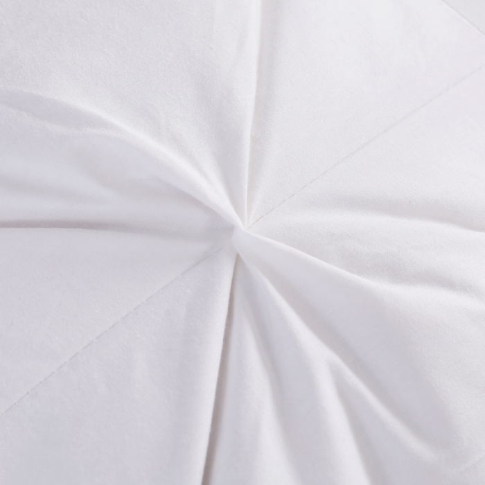 91家纺网 家纺一手货源 找家纺 羽仙子2023新品爆款全棉扭花工艺羽绒枕鹅绒枕头枕芯 白色