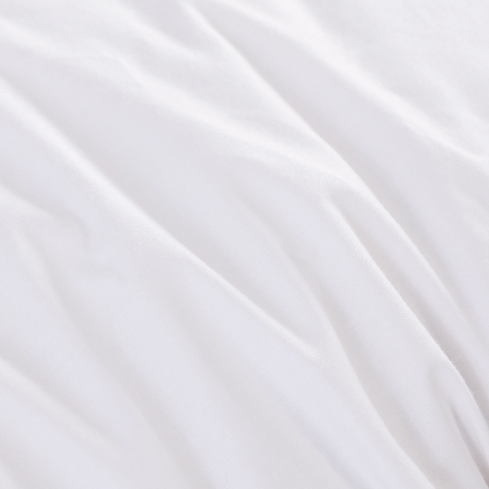 91家纺网 家纺一手货源 找家纺 羽仙子2023新品爆款全棉扭花工艺羽绒枕鹅绒枕头枕芯 白色