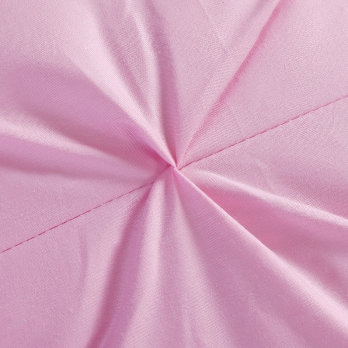 91家纺网 家纺一手货源 找家纺 羽仙子2023新品爆款全棉扭花工艺羽绒枕鹅绒枕头枕芯 粉色