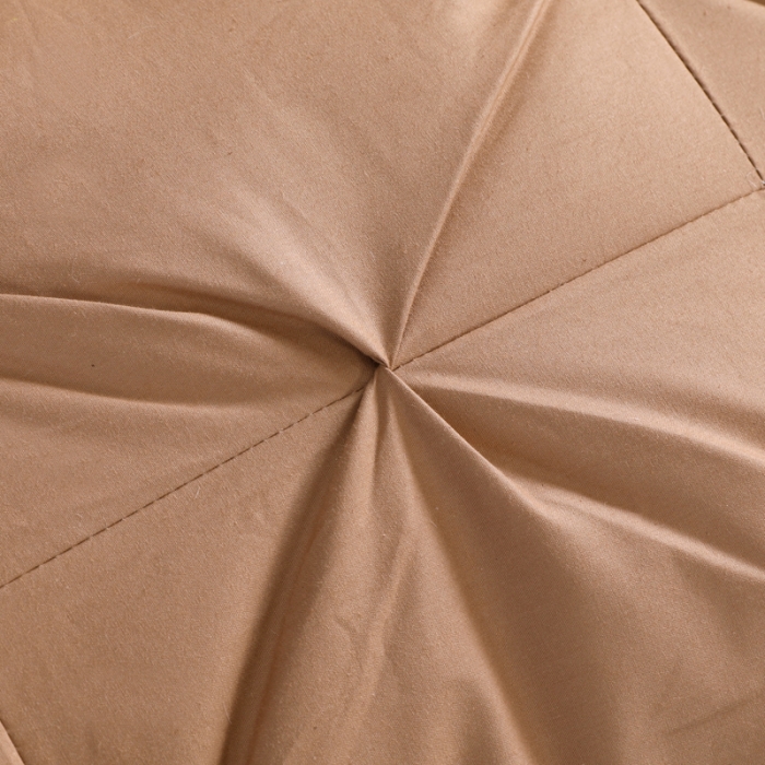 91家纺网 家纺一手货源 找家纺 羽仙子2023新品爆款全棉扭花工艺羽绒枕鹅绒枕头枕芯 咖色