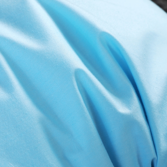 91家纺网 家纺一手货源 找家纺 羽仙子2023新品爆款全棉扭花工艺羽绒枕鹅绒枕头枕芯 蓝色