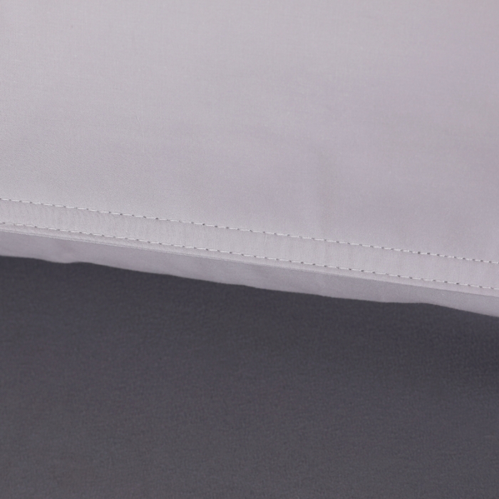 91家纺网 家纺一手货源 找家纺 羽仙子2023新品爆款 全棉双针工艺羽绒枕 鹅绒枕头枕芯灰色