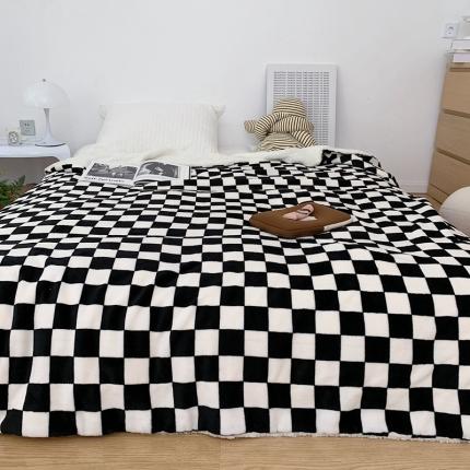 91家纺网 家纺一手货源 找家纺 （总）昔可家纺 2021新款牛奶羊羔绒印花毛毯