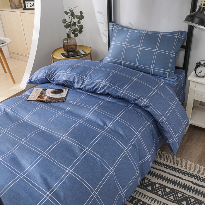 91家纺网 家纺一手货源 找家纺 （总）优姿家纺 2021新款全棉学生三件套