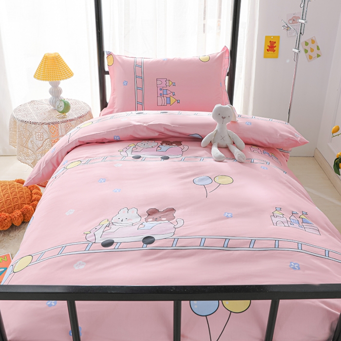 91家纺网 家纺一手货源 找家纺 （总）优姿家纺 2021新款133*72全棉学生三件套