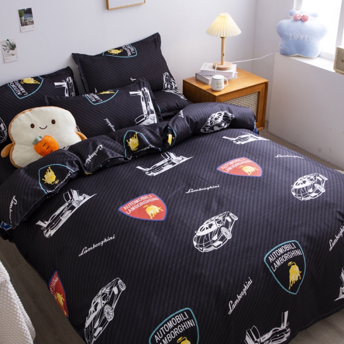 91家纺网 家纺一手货源 找家纺 乐居坊 2025新款芦荟棉单被套 暗黑骑士