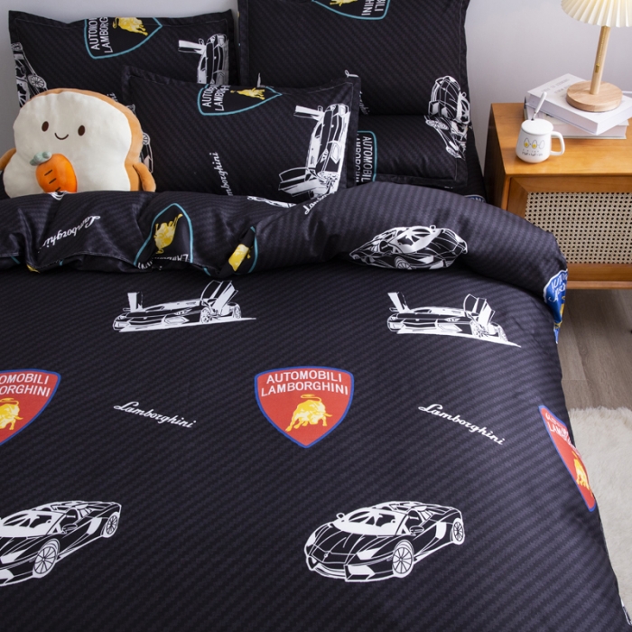 91家纺网 家纺一手货源 找家纺 乐居坊 2025新款芦荟棉单被套 暗黑骑士