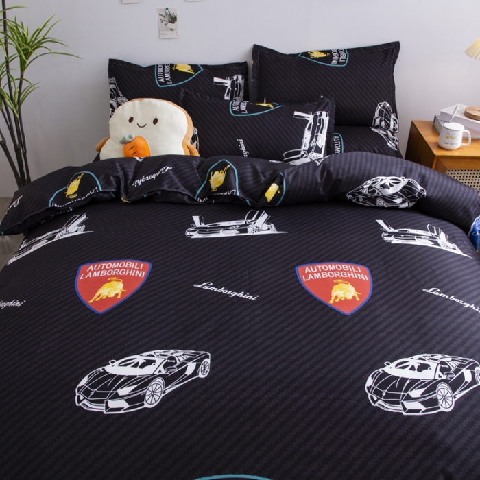 91家纺网 家纺一手货源 找家纺 乐居坊 2025新款芦荟棉单被套 暗黑骑士