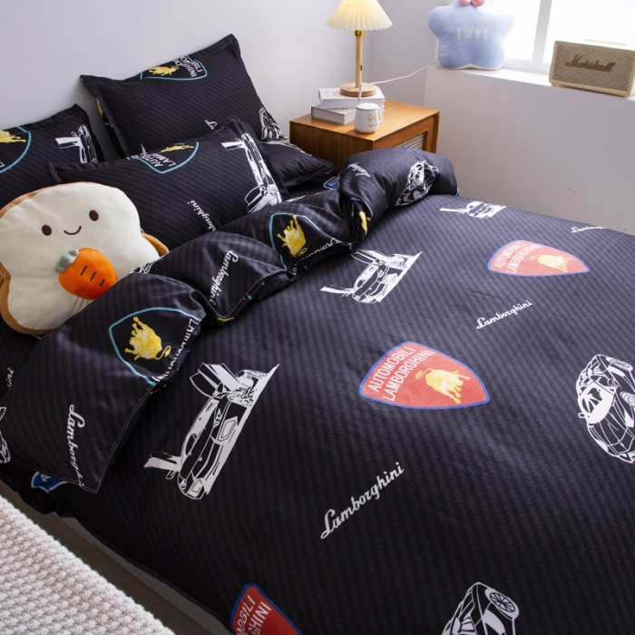 91家纺网 家纺一手货源 找家纺 乐居坊 2025新款芦荟棉单被套 暗黑骑士