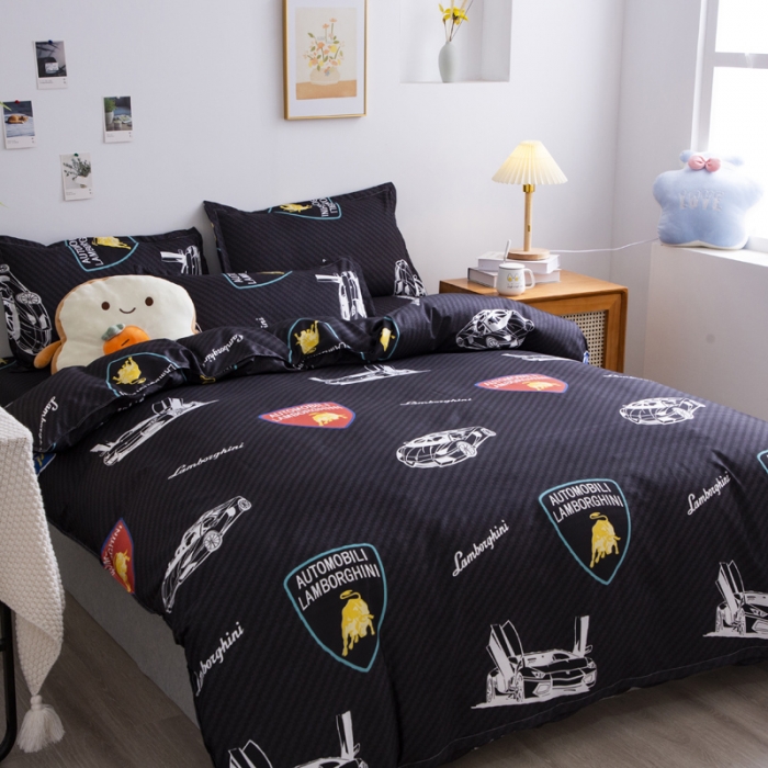 91家纺网 家纺一手货源 找家纺 乐居坊 2025新款芦荟棉单被套 暗黑骑士