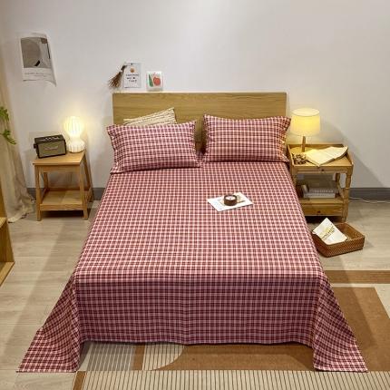 91家纺网 家纺一手货源 找家纺 （总）春皖 2023新款全棉良品磨毛系列单床单新版本