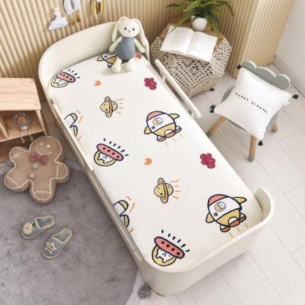 91家纺网 家纺一手货源 找家纺 嗨生活 2021新款牛奶绒可拆款床垫 宇航员