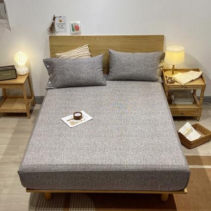 91家纺网 家纺一手货源 找家纺 （总）春皖 2023新款全棉良品磨毛系列单床笠新版本