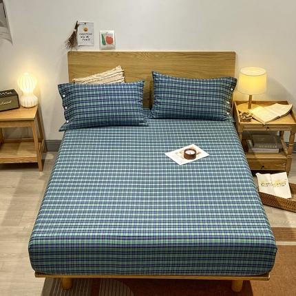 91家纺网 家纺一手货源 找家纺 （总）春皖 2023新款全棉良品磨毛系列单床笠新版本