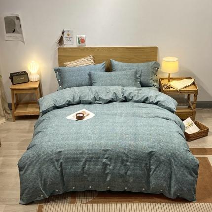 91家纺网 家纺一手货源 找家纺 （总）春皖 2023新款全棉良品磨毛系列四件套新版本