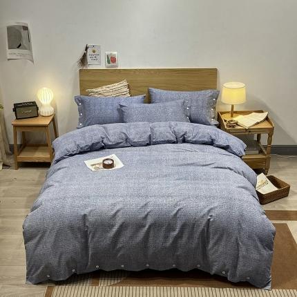 91家纺网 家纺一手货源 找家纺 （总）春皖 2023新款全棉良品磨毛系列四件套新版本