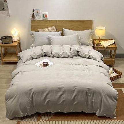 91家纺网 家纺一手货源 找家纺 （总）春皖 2023新款全棉良品磨毛系列四件套新版本