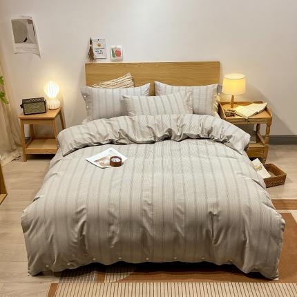 91家纺网 家纺一手货源 找家纺 （总）春皖 2023新款全棉良品磨毛系列四件套新版本