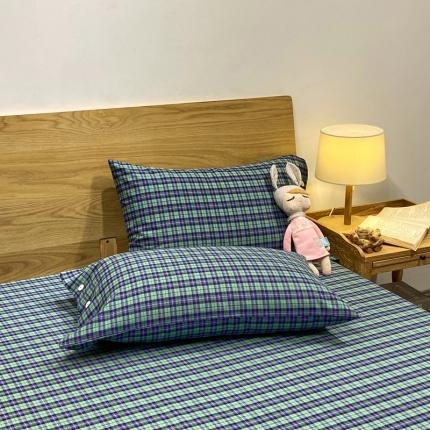 91家纺网 家纺一手货源 找家纺 （总）春皖 2023新款全棉良品磨毛系列一对枕套纽扣款新版本