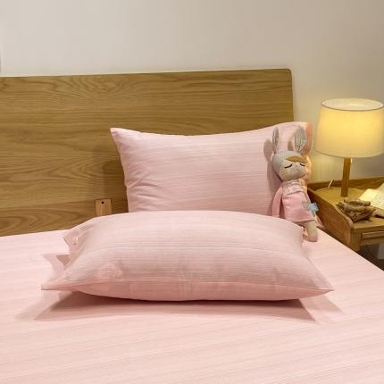 91家纺网 家纺一手货源 找家纺 （总）春皖 2023新款全棉良品磨毛系列一对枕套纽扣款新版本