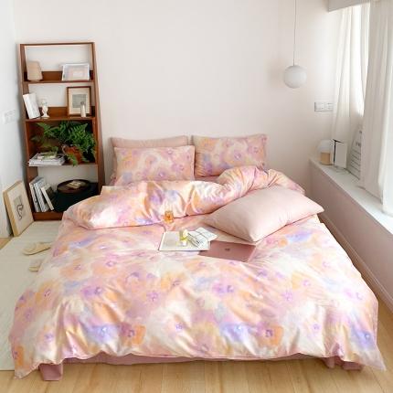 91家纺网 家纺一手货源 找家纺 （总） 窝米 2022春季新品全棉四件套