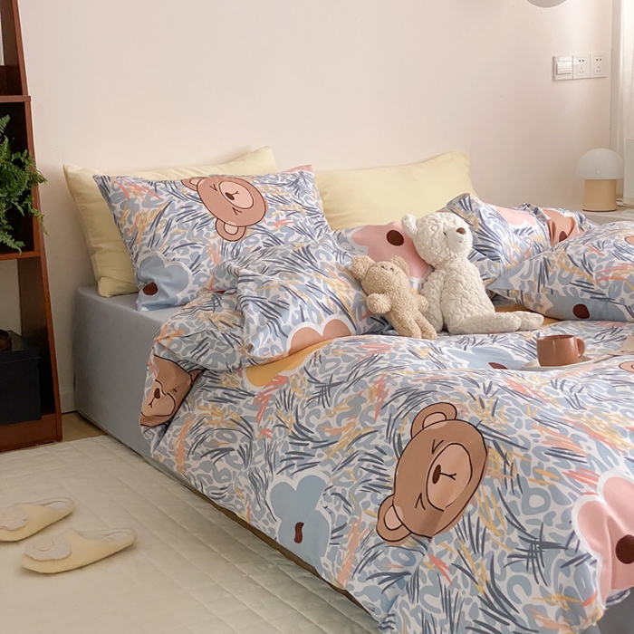 91家纺网 家纺一手货源 找家纺 （总） 窝米 2022春季新品全棉四件套