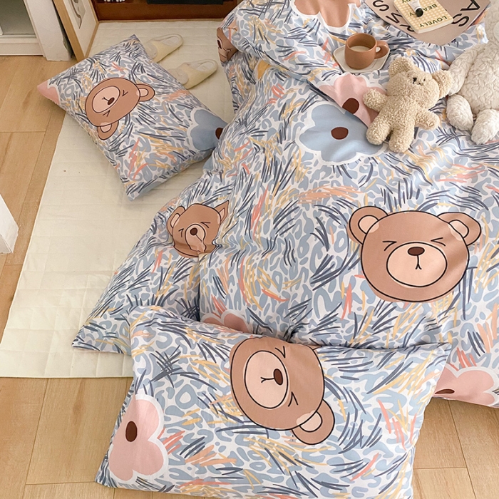 91家纺网 家纺一手货源 找家纺 （总） 窝米 2022春季新品全棉四件套