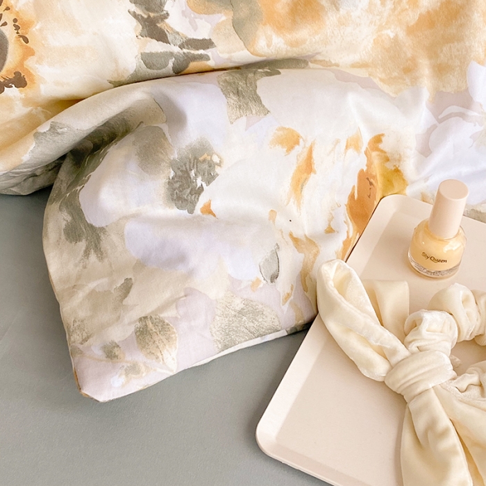 91家纺网 家纺一手货源 找家纺 窝米 2022春季新品全棉四件套 千寻