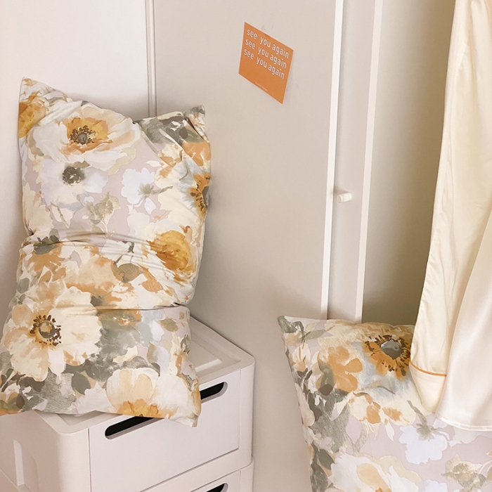 91家纺网 家纺一手货源 找家纺 窝米 2022春季新品全棉四件套 千寻