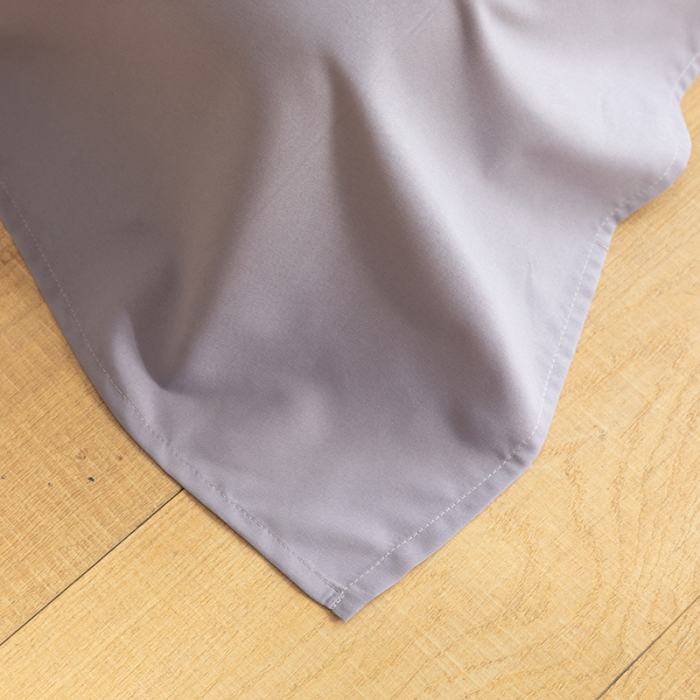 91家纺网 家纺一手货源 找家纺 乐卧 2026新款纯色荷叶边水洗磨毛四件套 爱相随-灰紫色