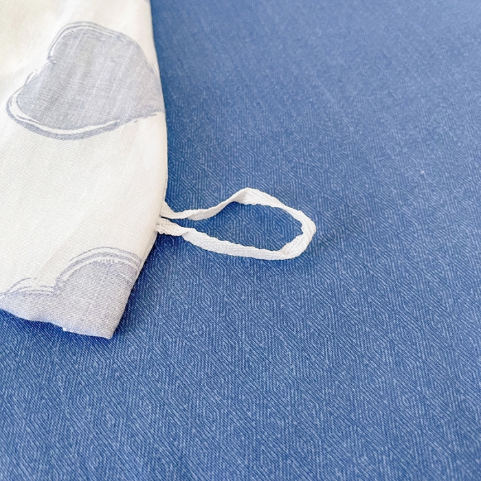 91家纺网 家纺一手货源 找家纺 感遇家纺 2022新款全棉印花四件套 蓝色心情