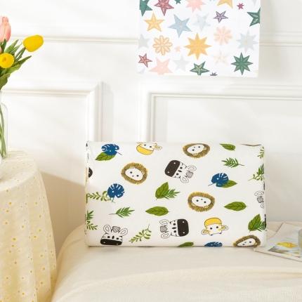 其乐枕芯 2021新款小版儿童乳胶枕 动物世界