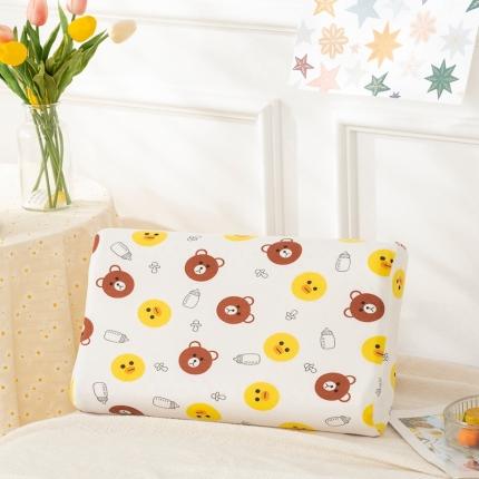 91家纺网 家纺一手货源 找家纺 其乐枕芯 2021新款小版儿童乳胶枕 小熊