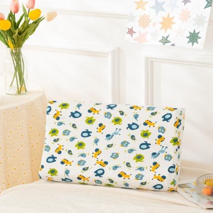 91家纺网 家纺一手货源 找家纺 其乐枕芯 2021新款小版儿童乳胶枕 动物乐园